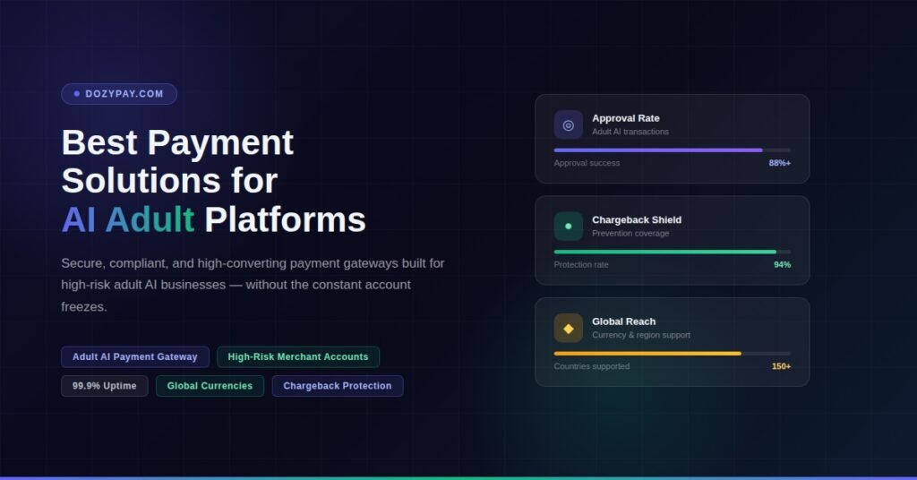 Best Payment Solutions for AI Adult Platforms