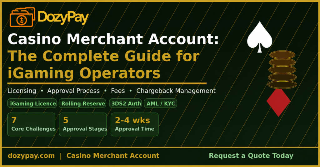 Casino merchant account complete guide for iGaming operators