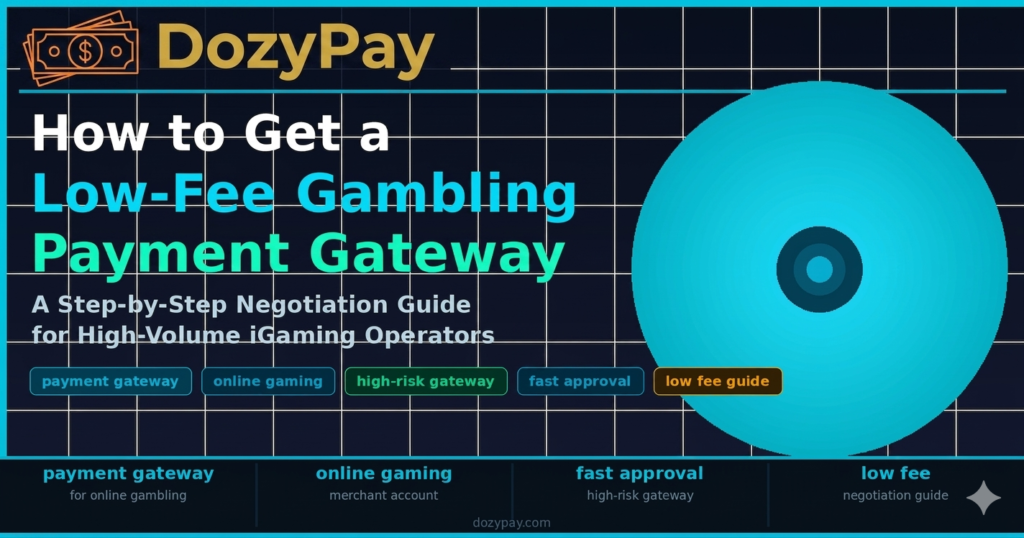 How to Get a Low-Fee Gambling Payment Gateway