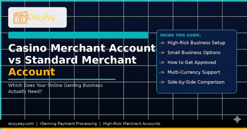casino merchant account vs standard merchant account