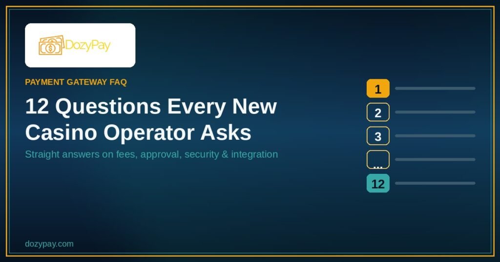 Online Casino Payment Gateway Faq