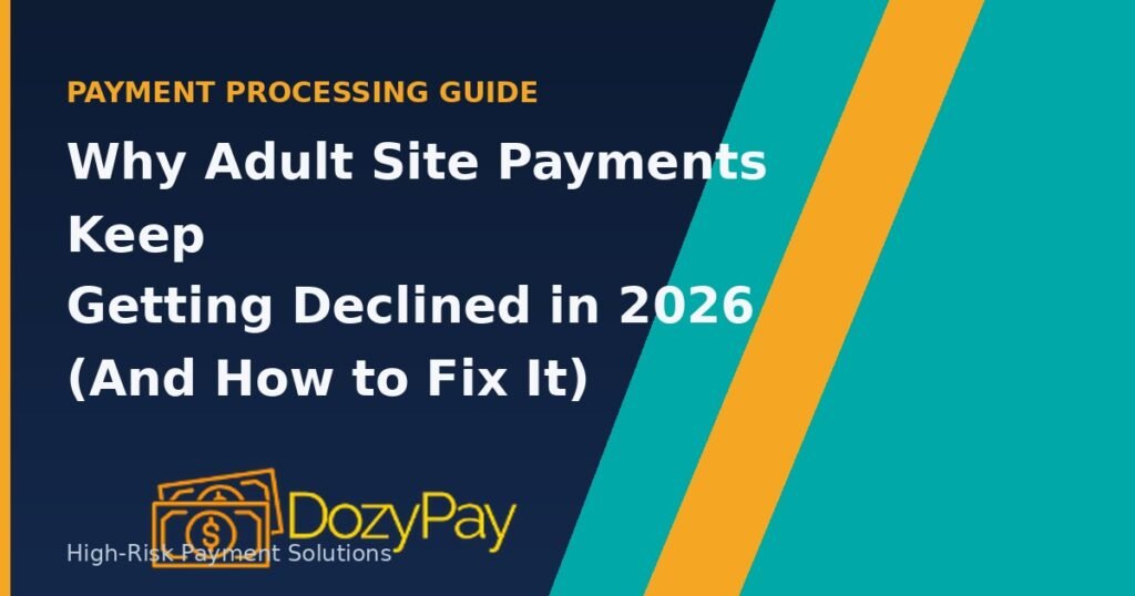 Why adult site payments keep getting declined in 2026
