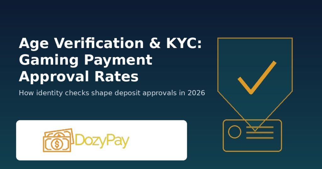 Age verification and KYC for gaming payments